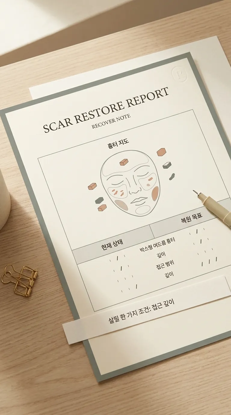 상담 기록 노트 무드