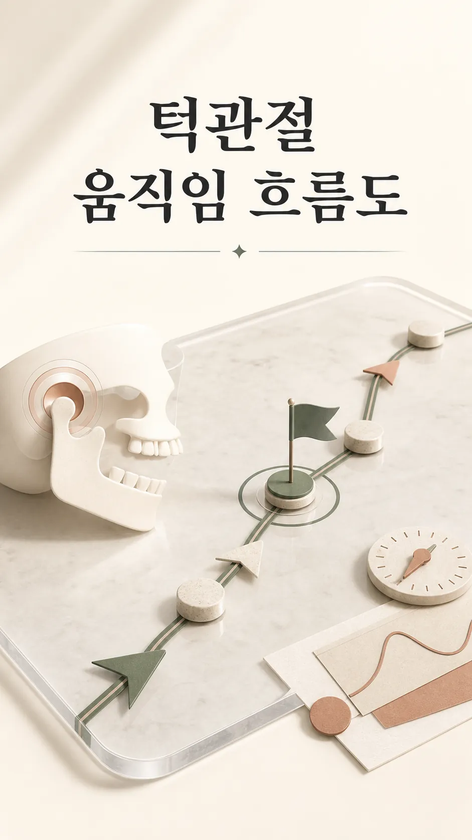 턱관절 움직임 흐름도