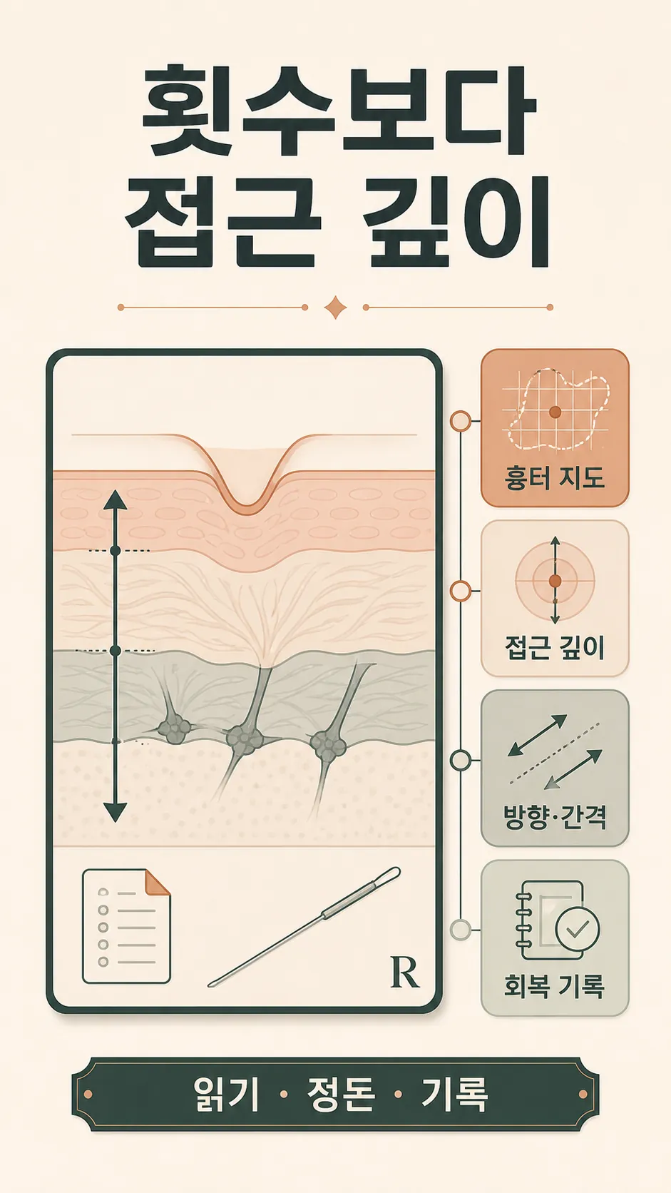 자가 점검 4항목 체크리스트
