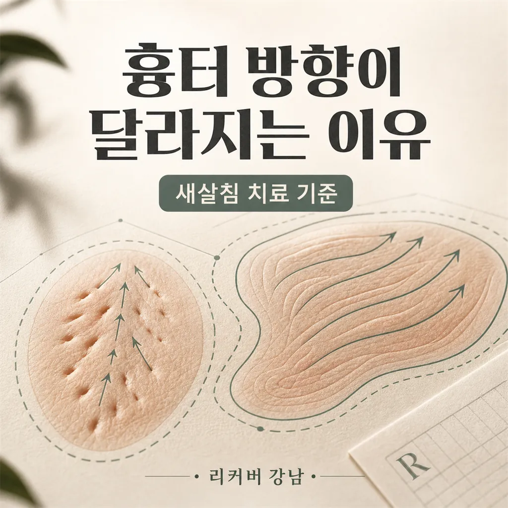 썸네일 - 아이스픽과 롤링이 섞인 패인 흉터, 새살침 방향이 왜 달라지나