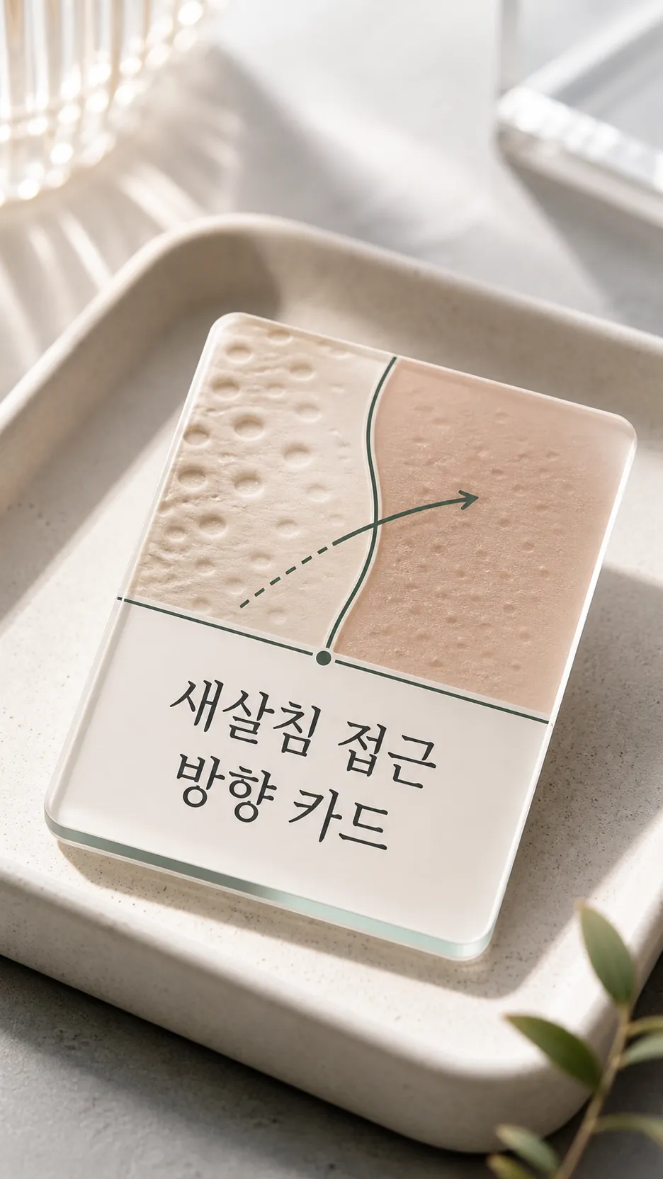 새살침 접근 방향 카드