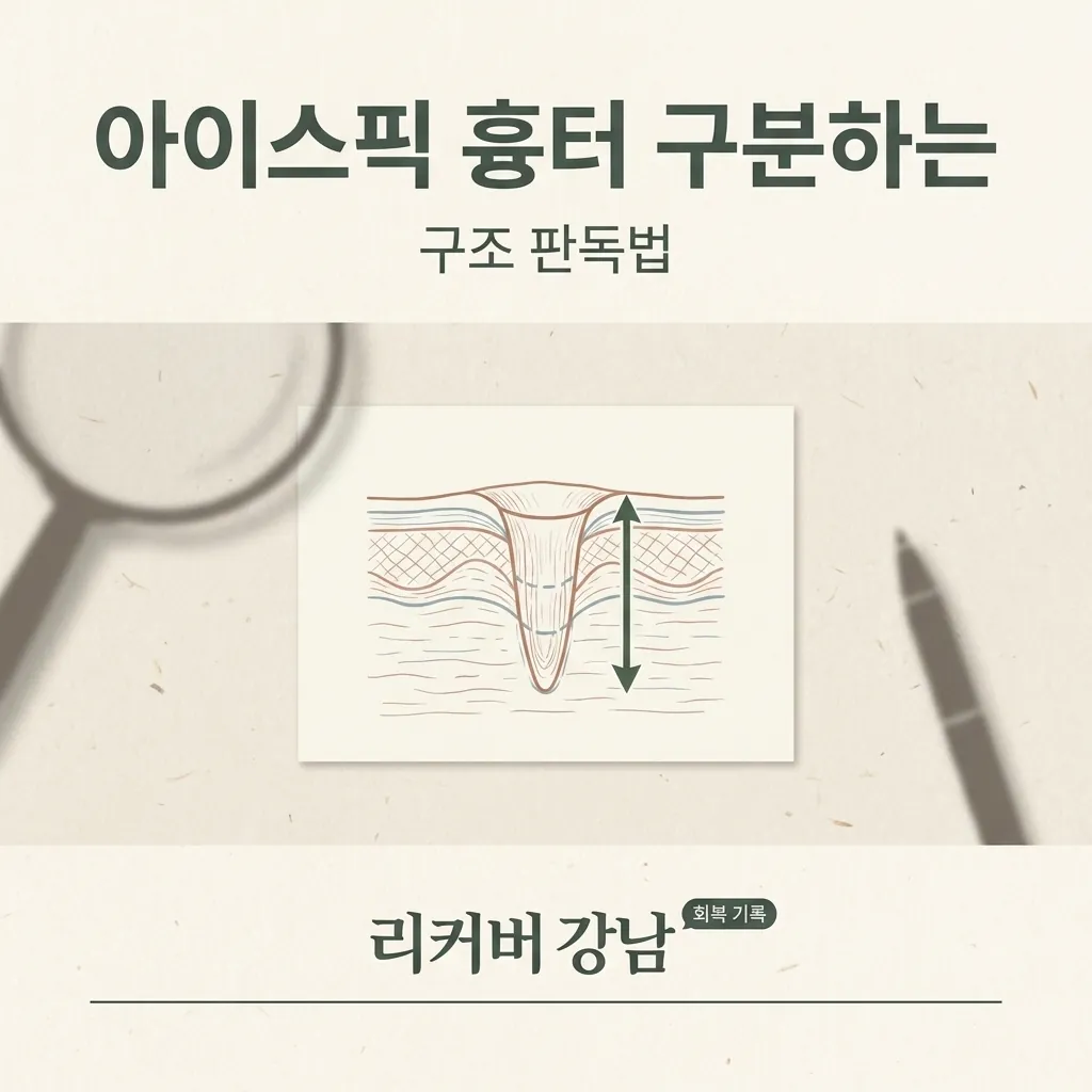 썸네일 - 강남 여드름 흉터 치료 : 아이스픽 흉터인가요? 구조 판독으로 구분해야 할 3가지 증상
