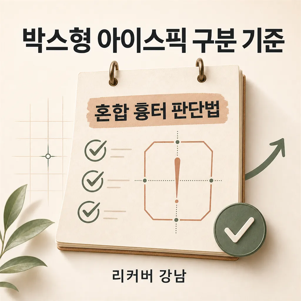 썸네일 - 선릉역 진료실에서 박스형·아이스픽 혼합 흉터를 나눠 보는 기준