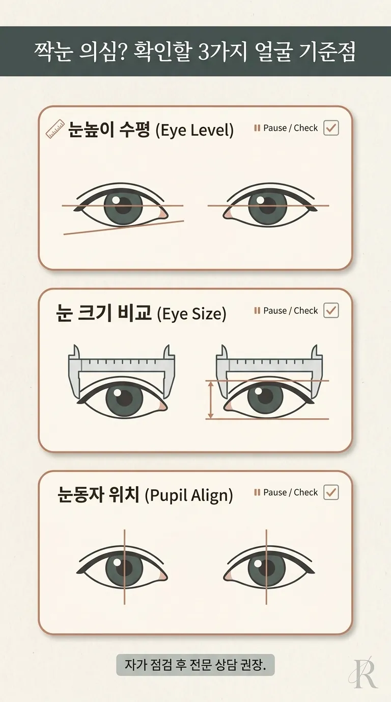 흔적 복원 기준표 작성 과정