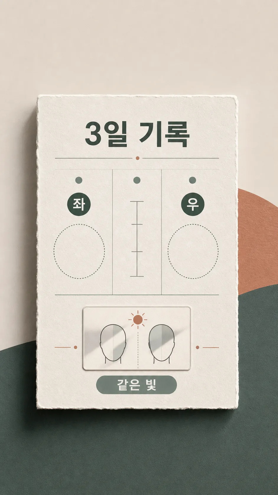 같은 조건 촬영 메모 카드