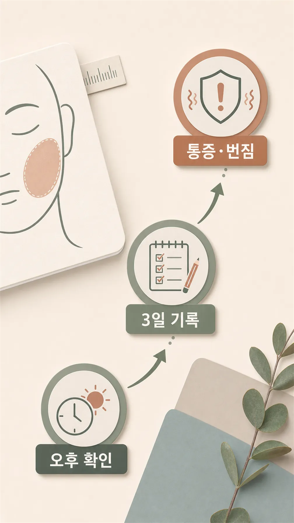 좌우 비교 판단 흐름도