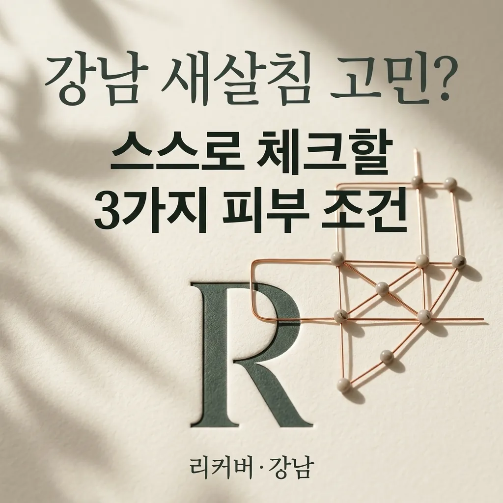 썸네일 - 강남 새살침 받기 전 고민된다면, 거울 보고 스스로 체크할 3가지 피부 조건