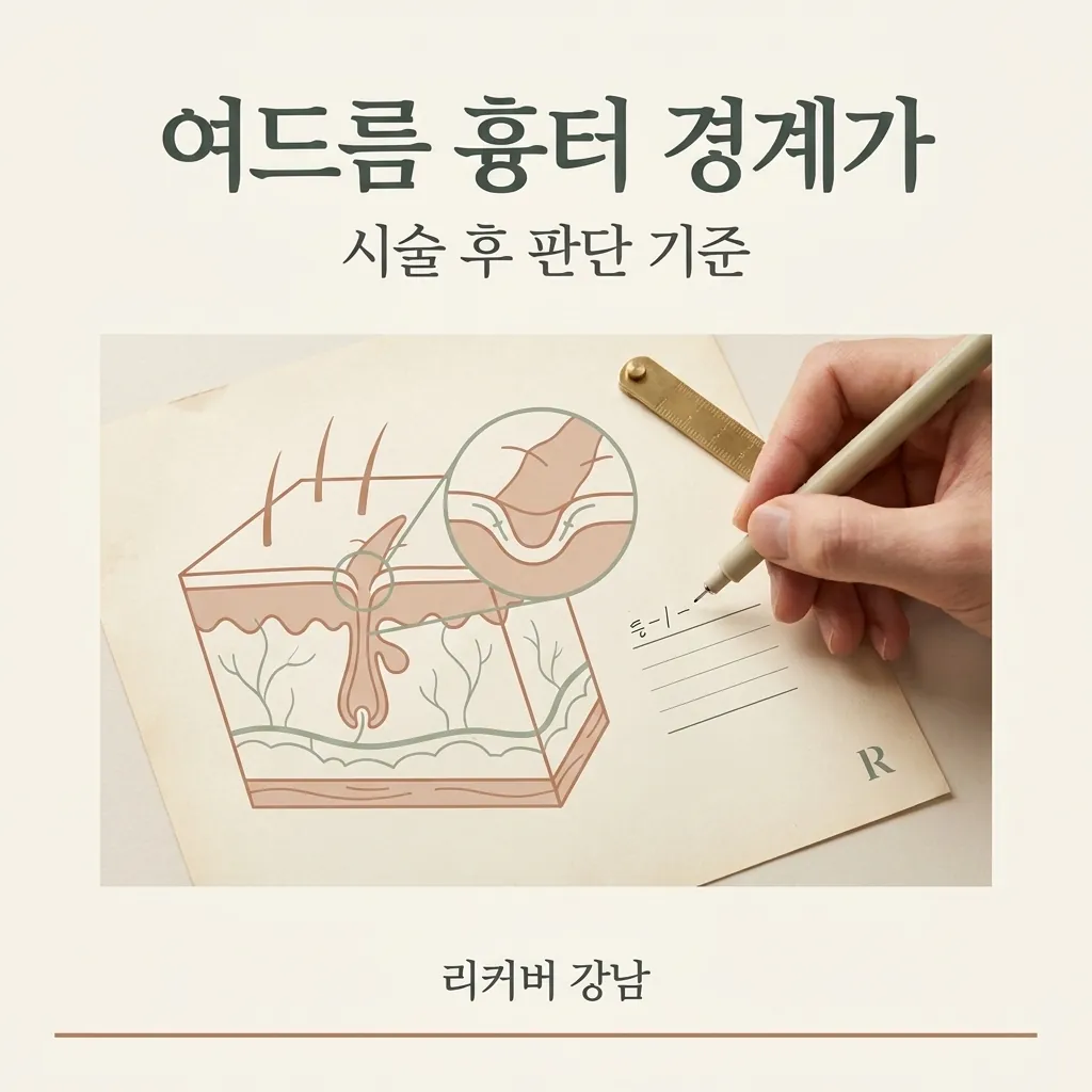 썸네일 - 주제4 강남 여드름 흉터 치료 : 왜 제 흉터는 시술해도 경계가 여전히 도드라져 보일까요?