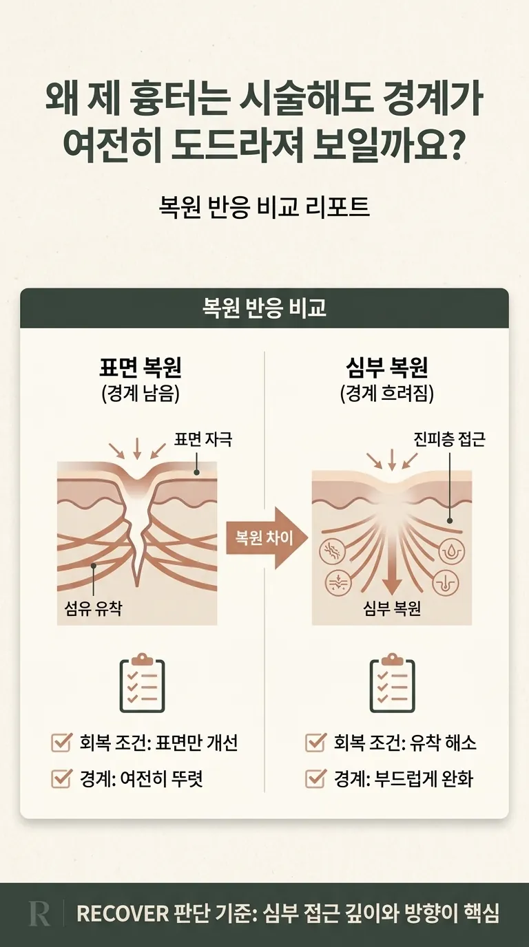 복원 반응 비교 리포트