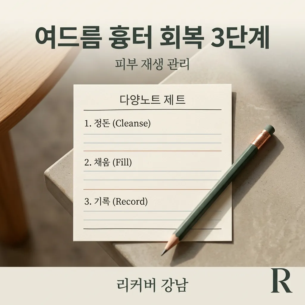 썸네일 - 퇴근 후 선릉에서 정리하는 여드름 흉터 회복 순서