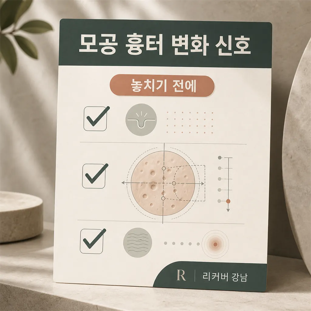 썸네일 - 여성 모공 흉터, 놓치기 쉬운 변화 신호