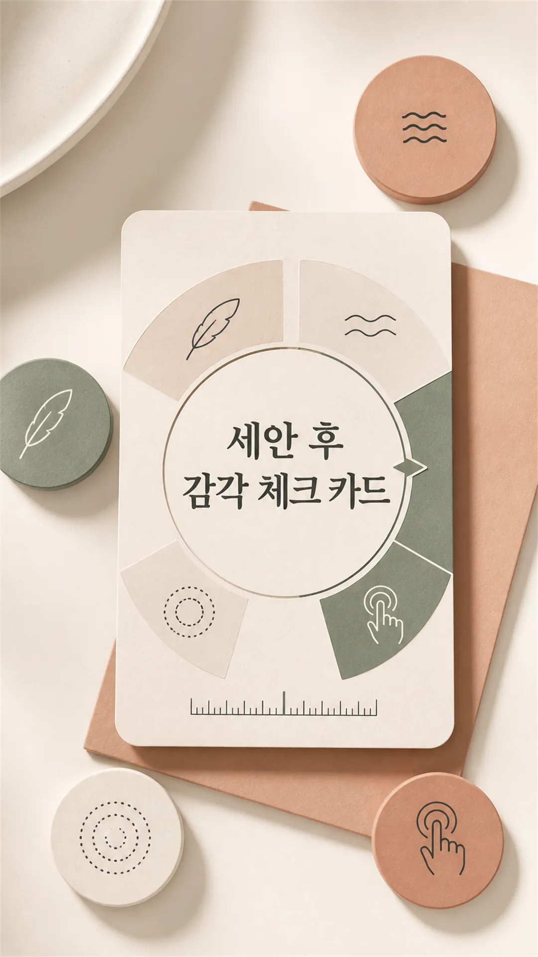 세안 후 감각 체크 카드