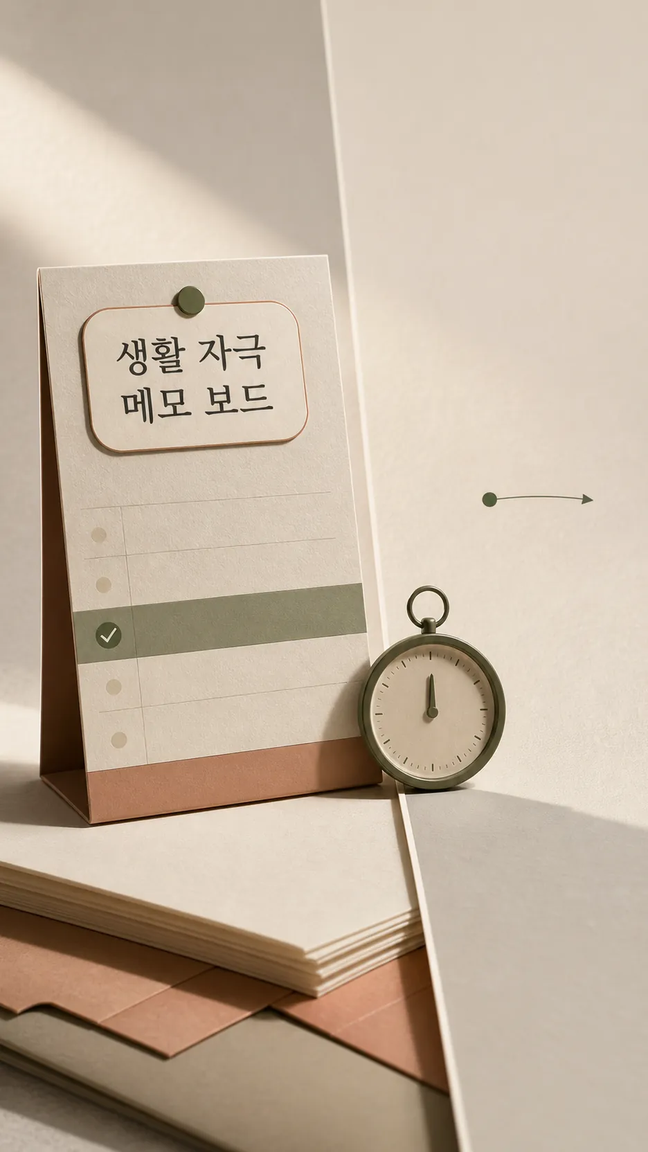 생활 자극 메모 보드