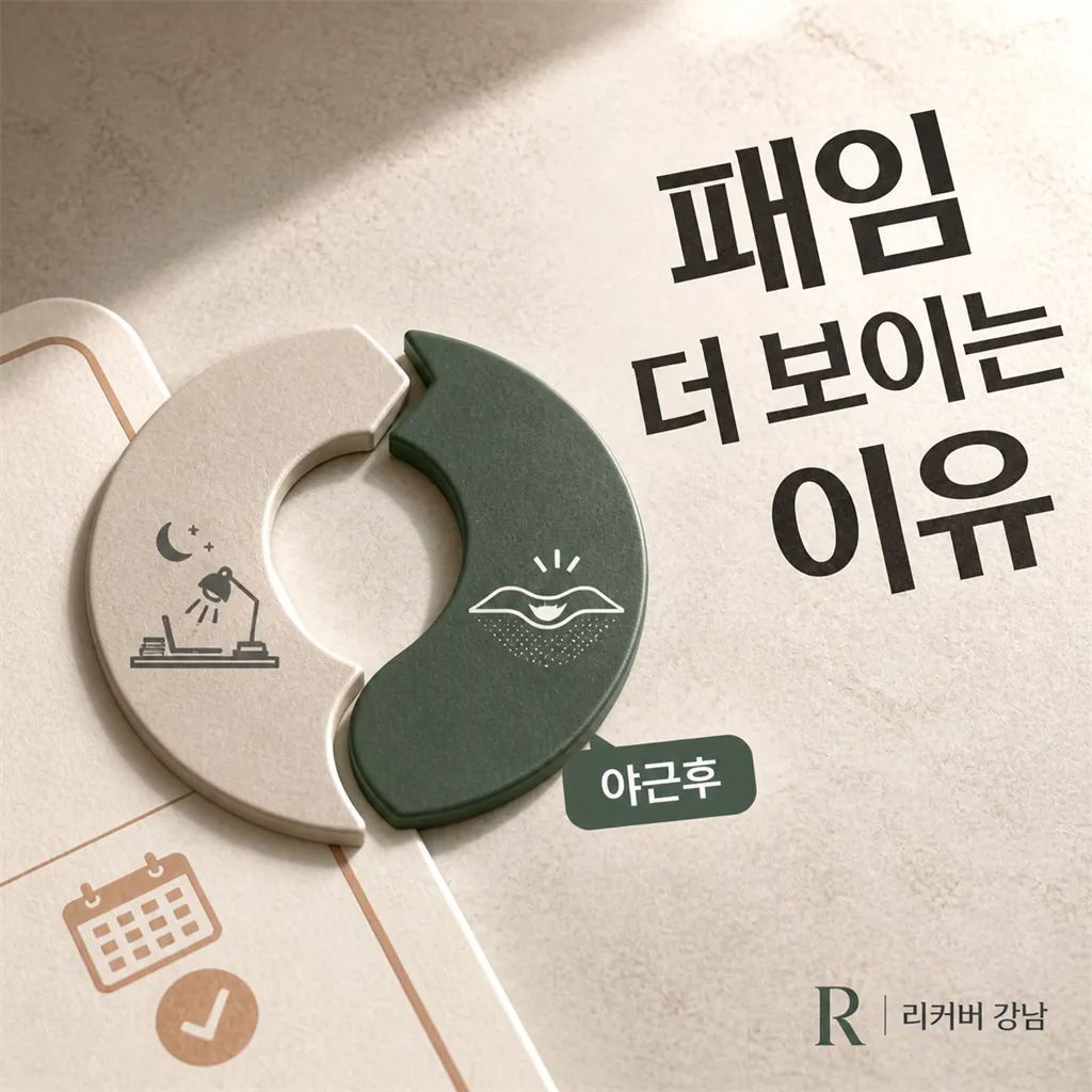 썸네일 - 역삼 직장인 롤링성 패임, 야근 뒤 더 보일 때