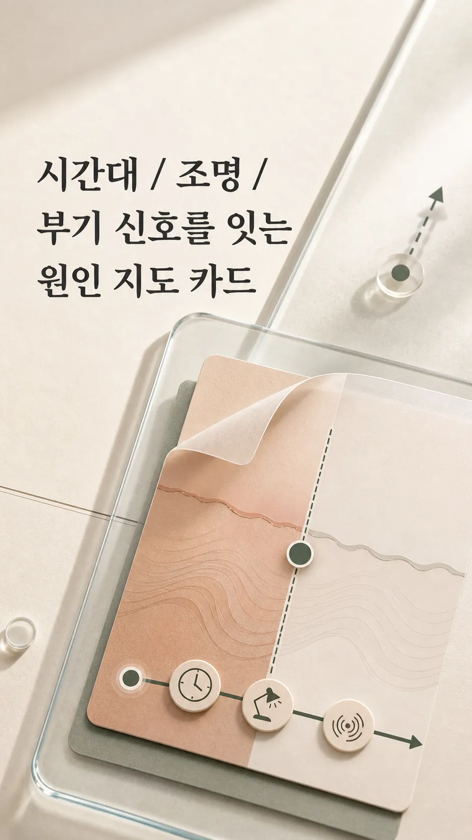 시간대·조명·부기 신호를 잇는 원인 지도 카드