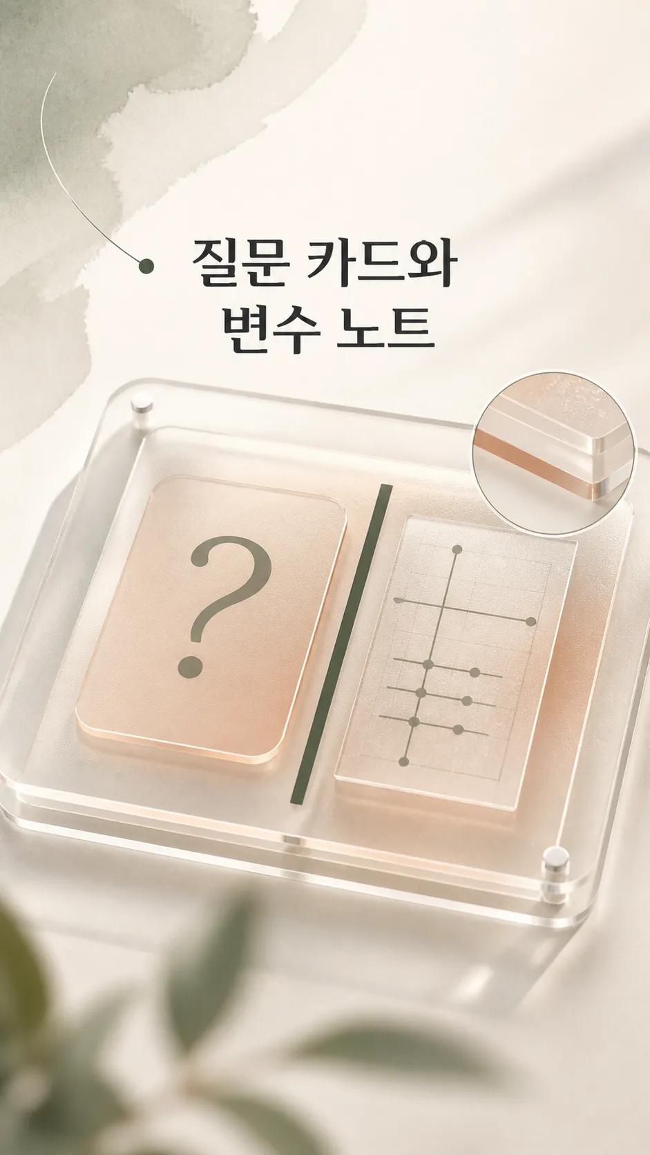 질문 카드와 변수 노트