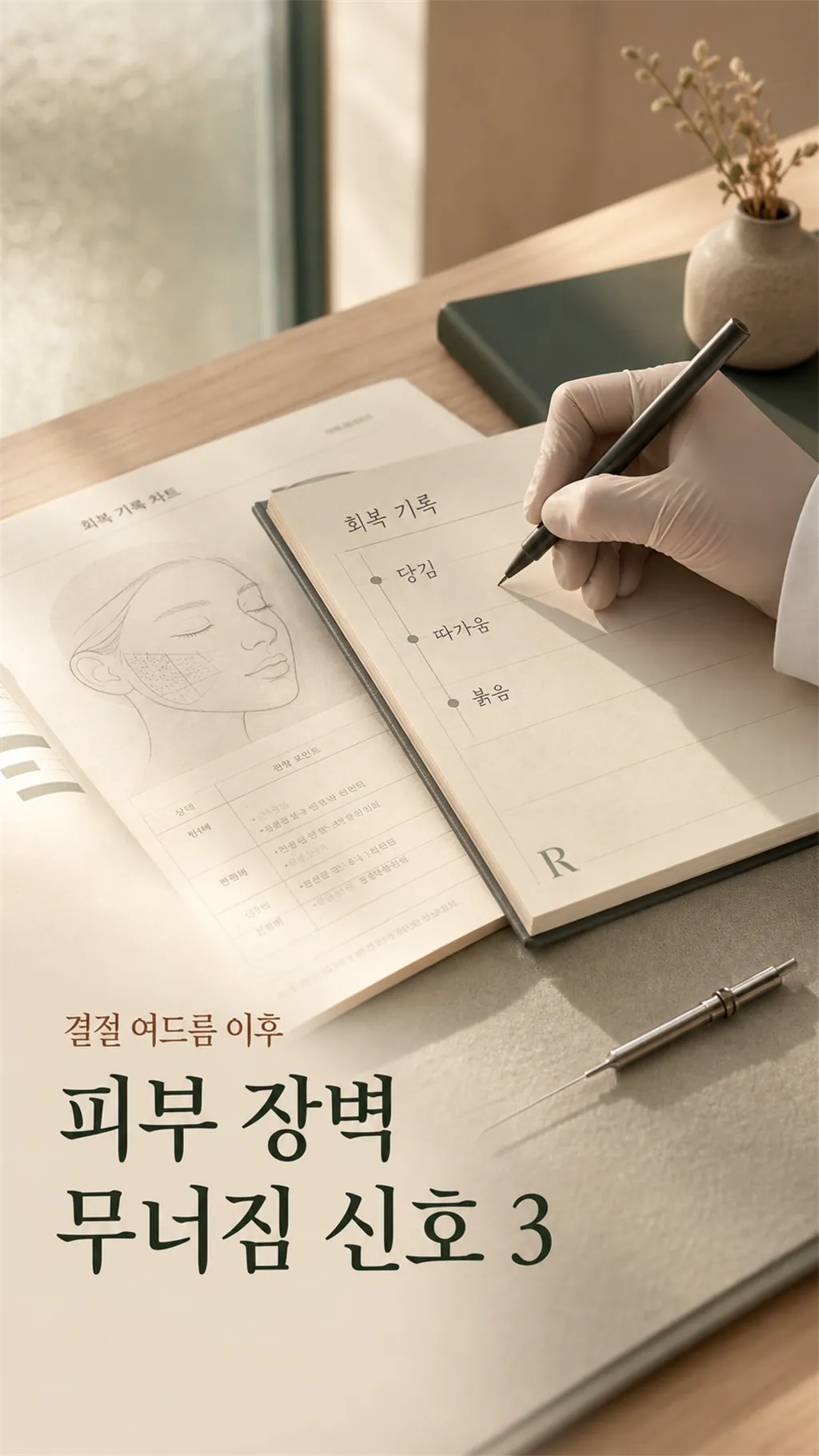 가라앉은 자리 장벽 상태 체크 카드