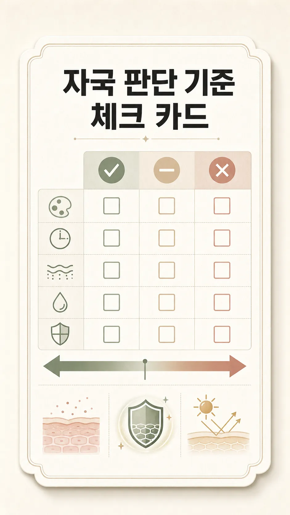 자국 판단 기준 체크 카드