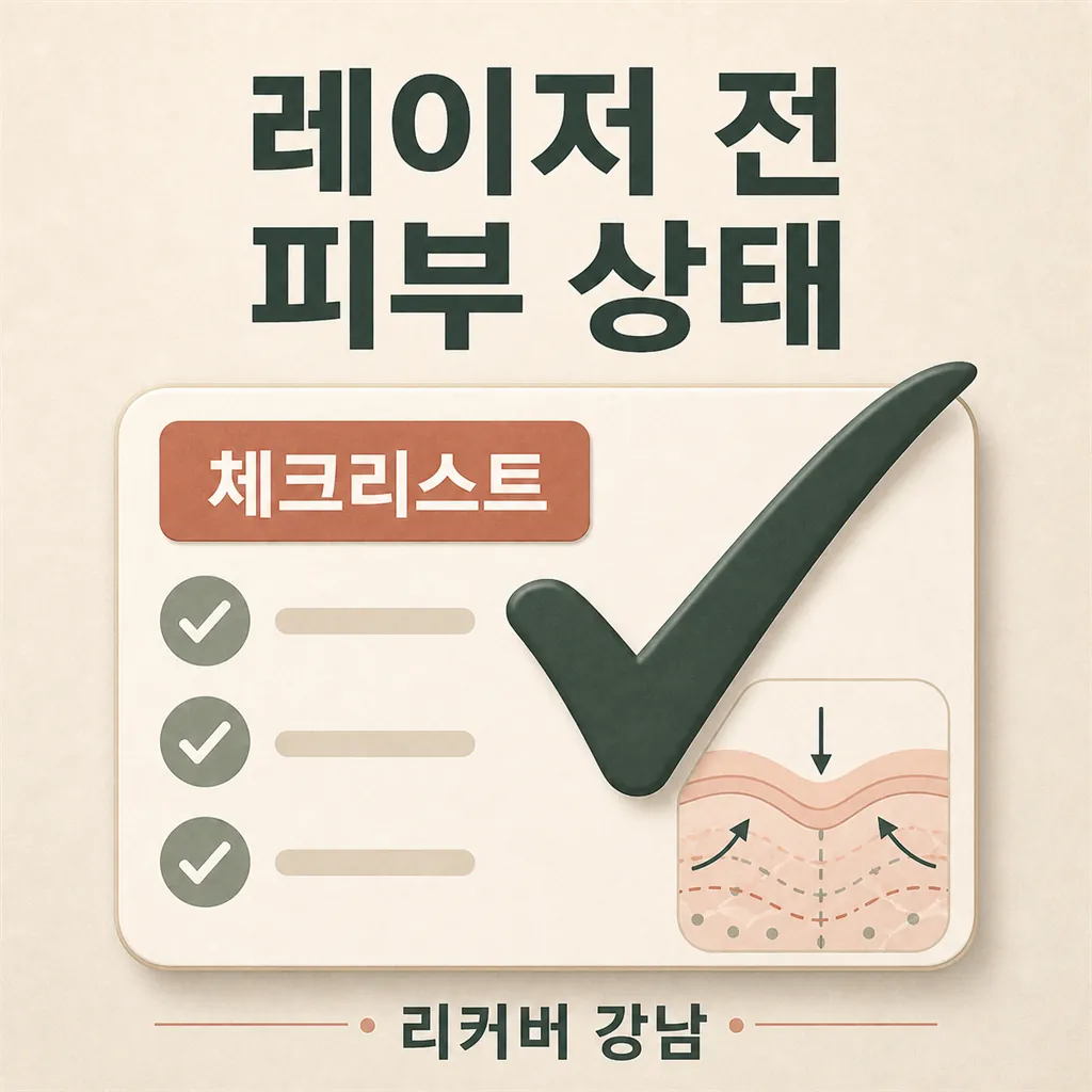 썸네일 - 레이저 반복 전 확인해야 할 피부 상태 체크리스트