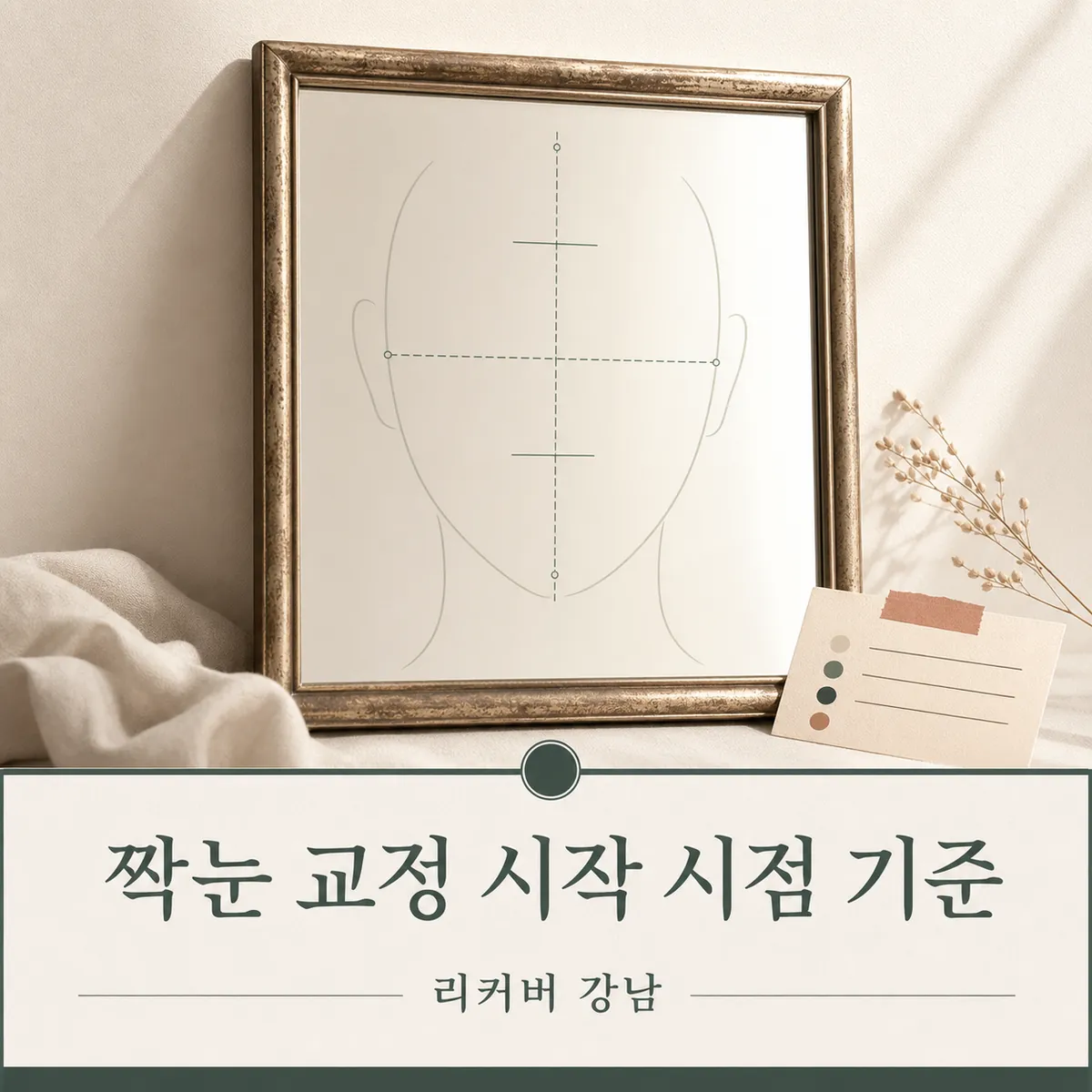 썸네일 - 강남 20대 짝눈 교정, 현재 눈 상태와 시작 시점 나눠보기