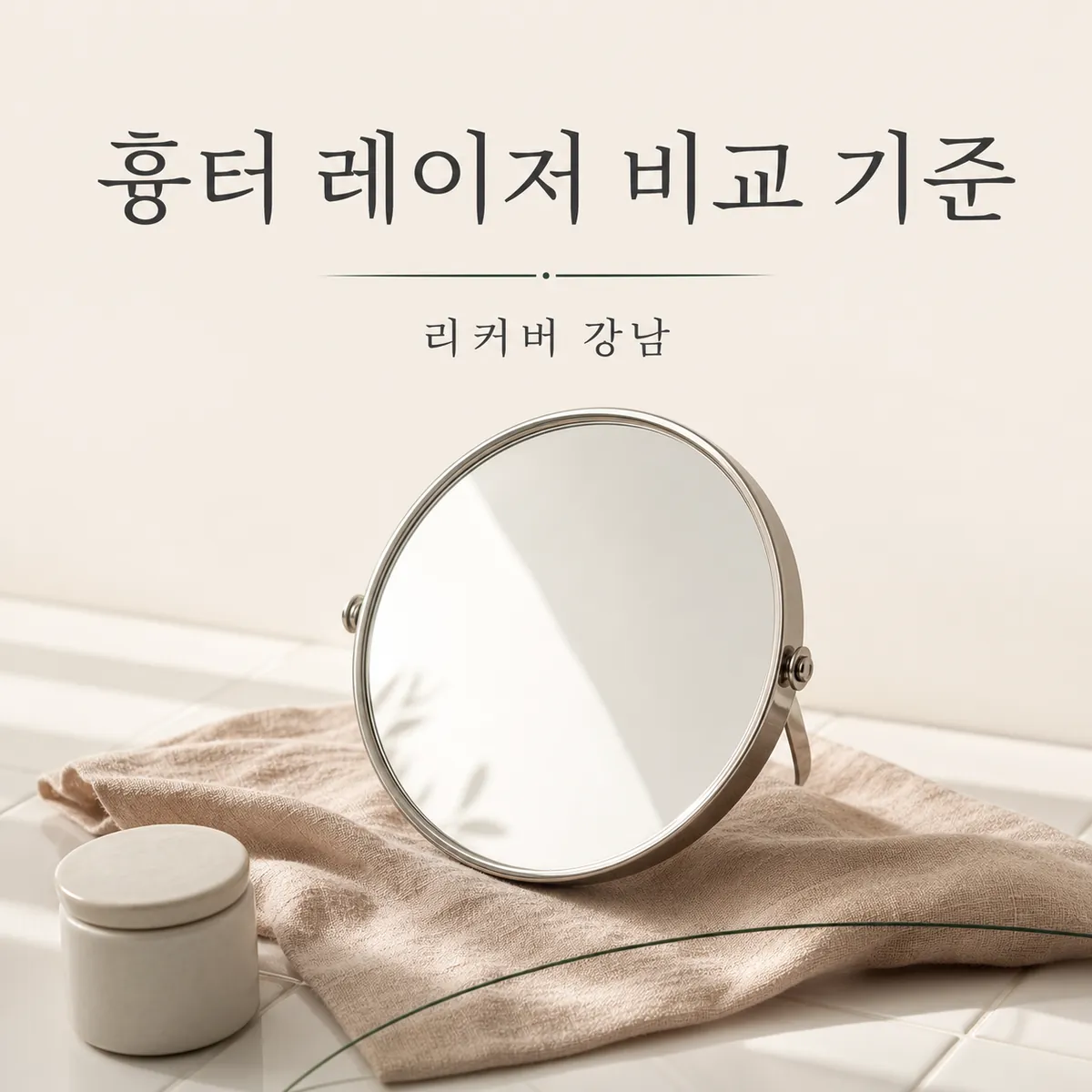 썸네일 - 강남 20대 흉터 레이저 비교, 여러 차례 살펴보는 이유