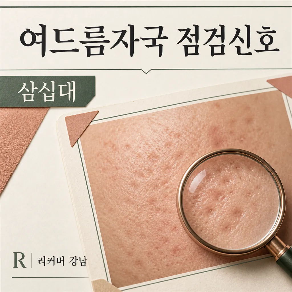 썸네일 - 30대 여드름자국, 더 진행하기 전 점검할 한 가지