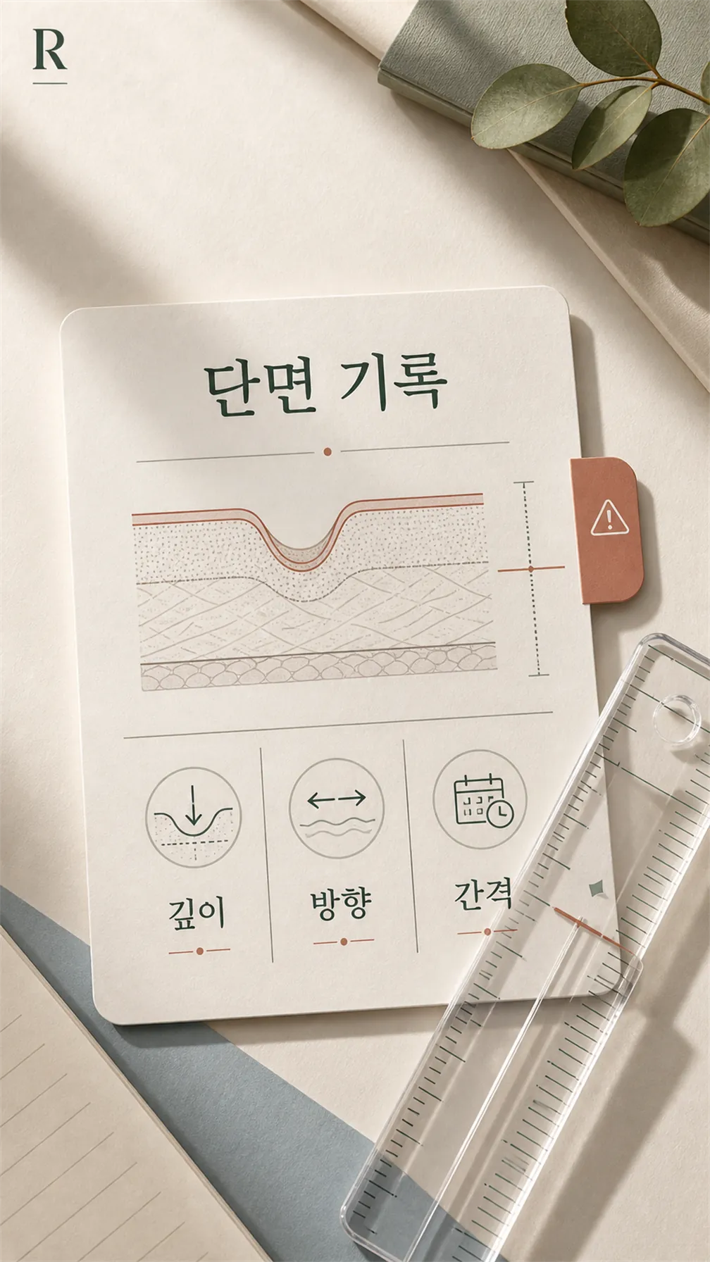 형태별 접근 깊이·방향·간격 설계 카드
