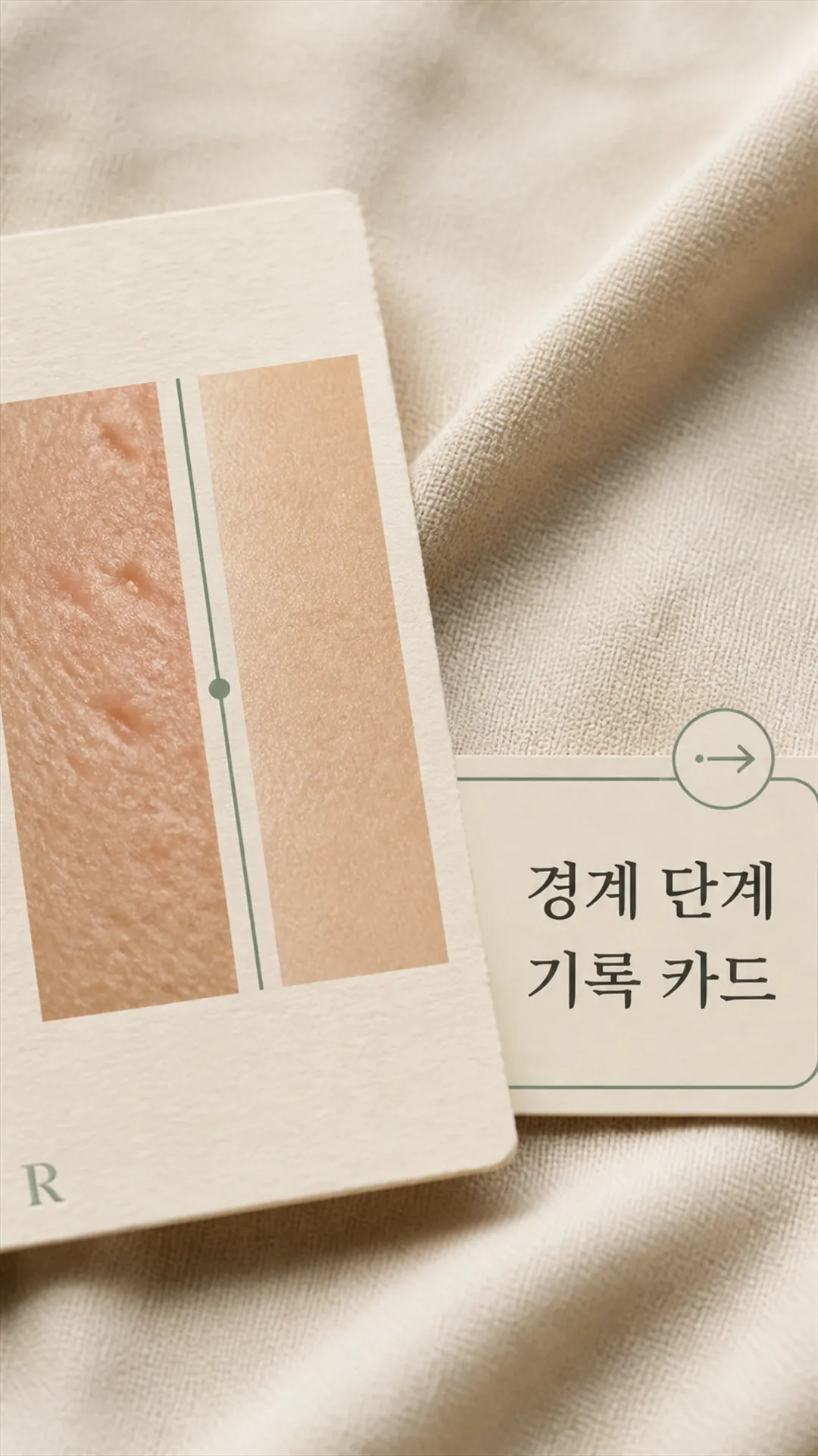 경계 단계 기록 카드