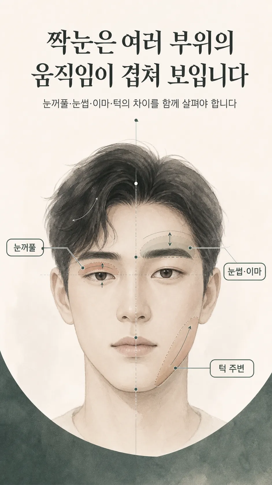 부위가 붓고 풀리는 방식 단계 비교 도식