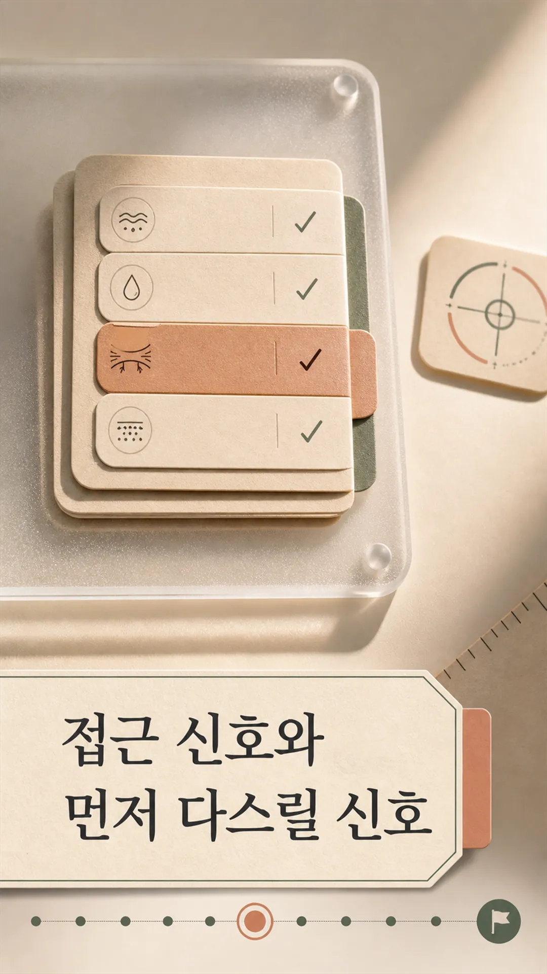 접근 신호와 먼저 다스릴 신호 판단 카드