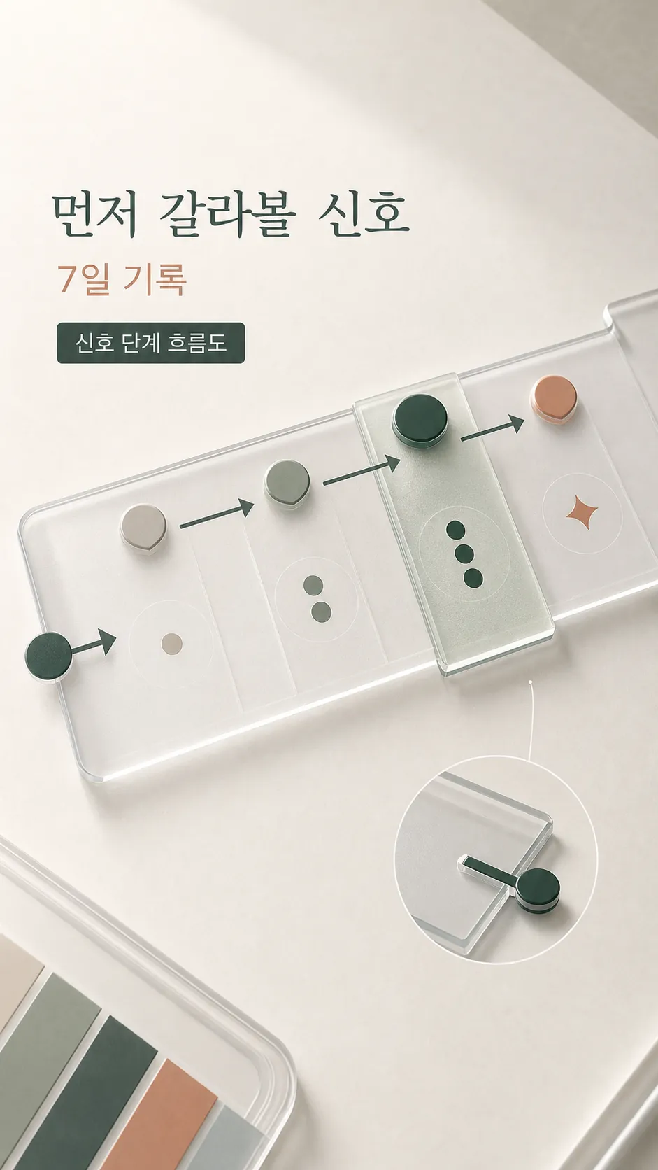 확인 순서와 먼저 정돈할 신호 단계 흐름도