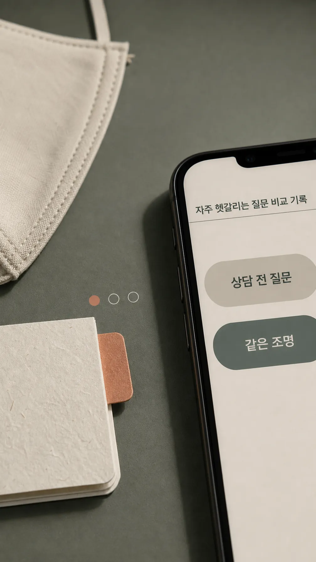 자주 헷갈리는 질문 비교 기록 정물