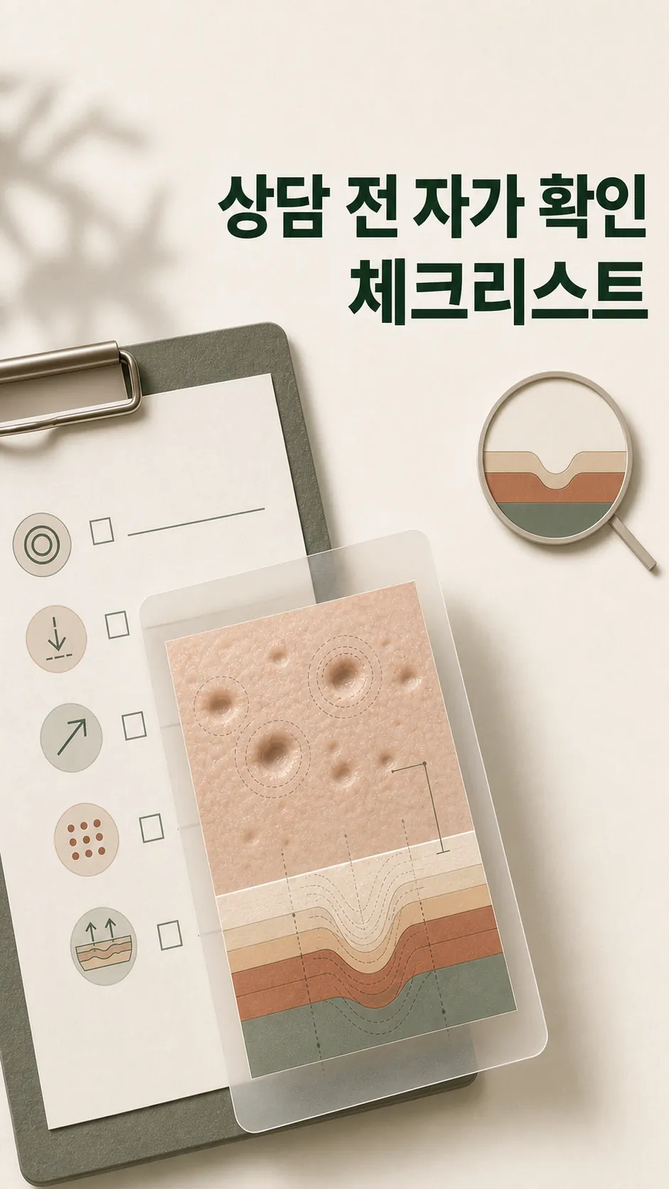 상담 전 자가 확인 체크리스트