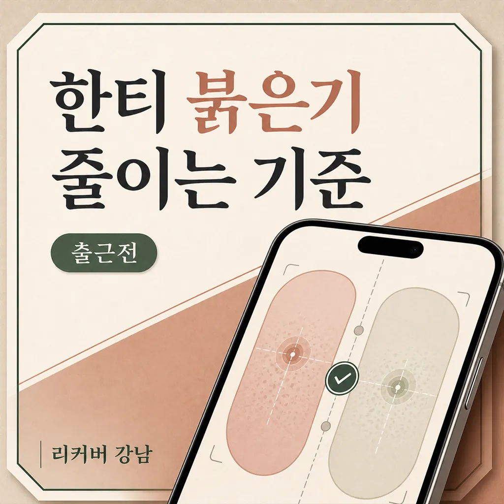 썸네일 - 한티 출근 화장 전 붉은기, 가리기보다 줄일 것