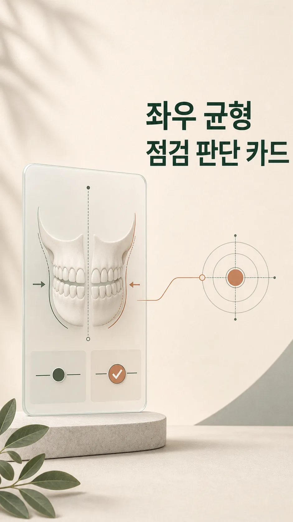 좌우 균형 점검 판단 카드