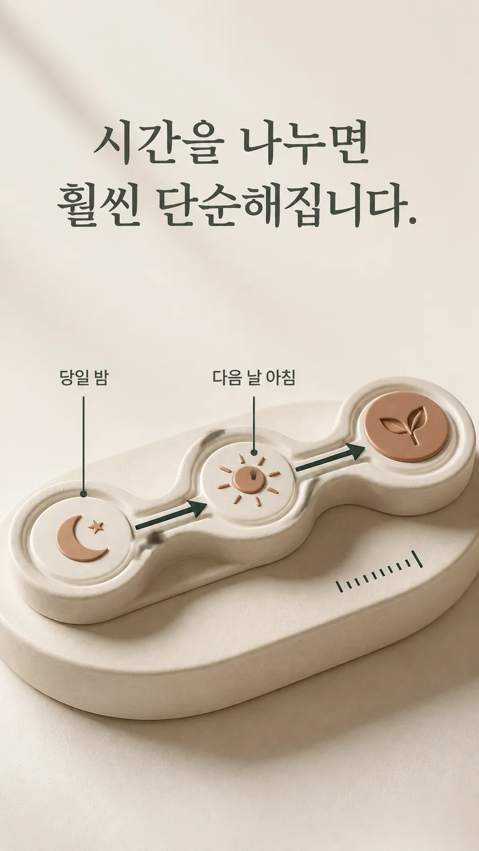 시술 당일 밤 → 다음 날 아침 → 이후 며칠로 이어지는 홈케어 관찰 순서 흐름도