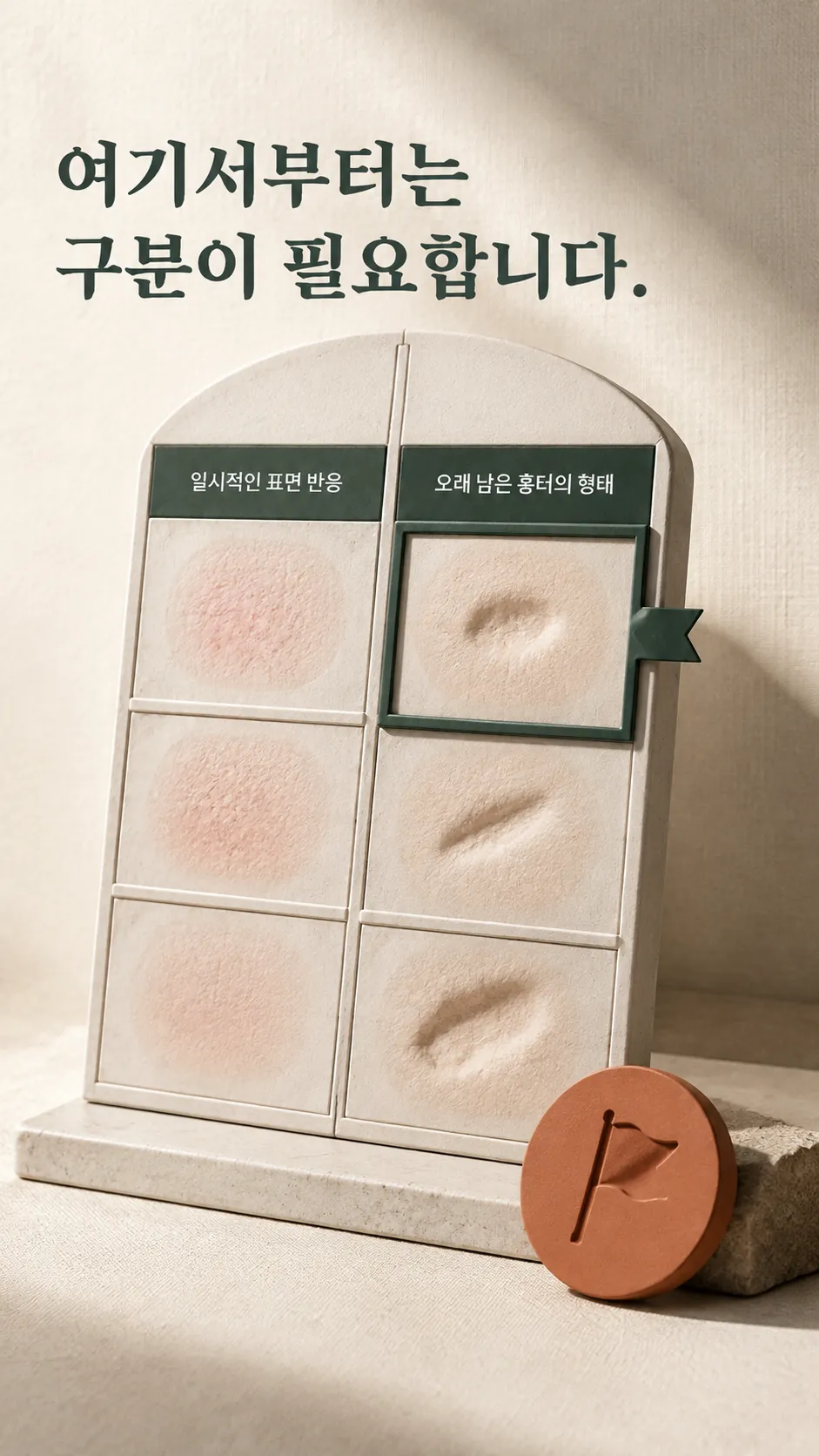 생활 자극을 줄일 구간과 피부 신호 비교 기준 카드