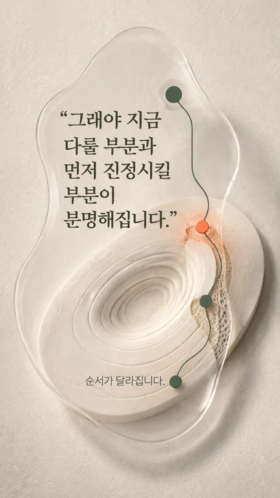 패임이 남았다는 말만으로 시작 경과 정리 노트