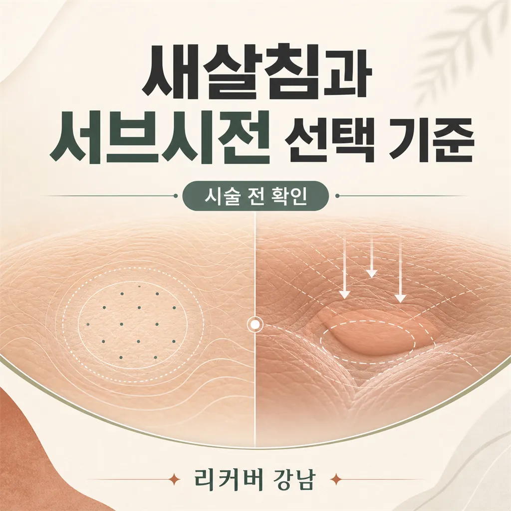 썸네일 - 선릉역 생활권에서 새살침·서브시전 조합 상담 전 구분해야 할 신호