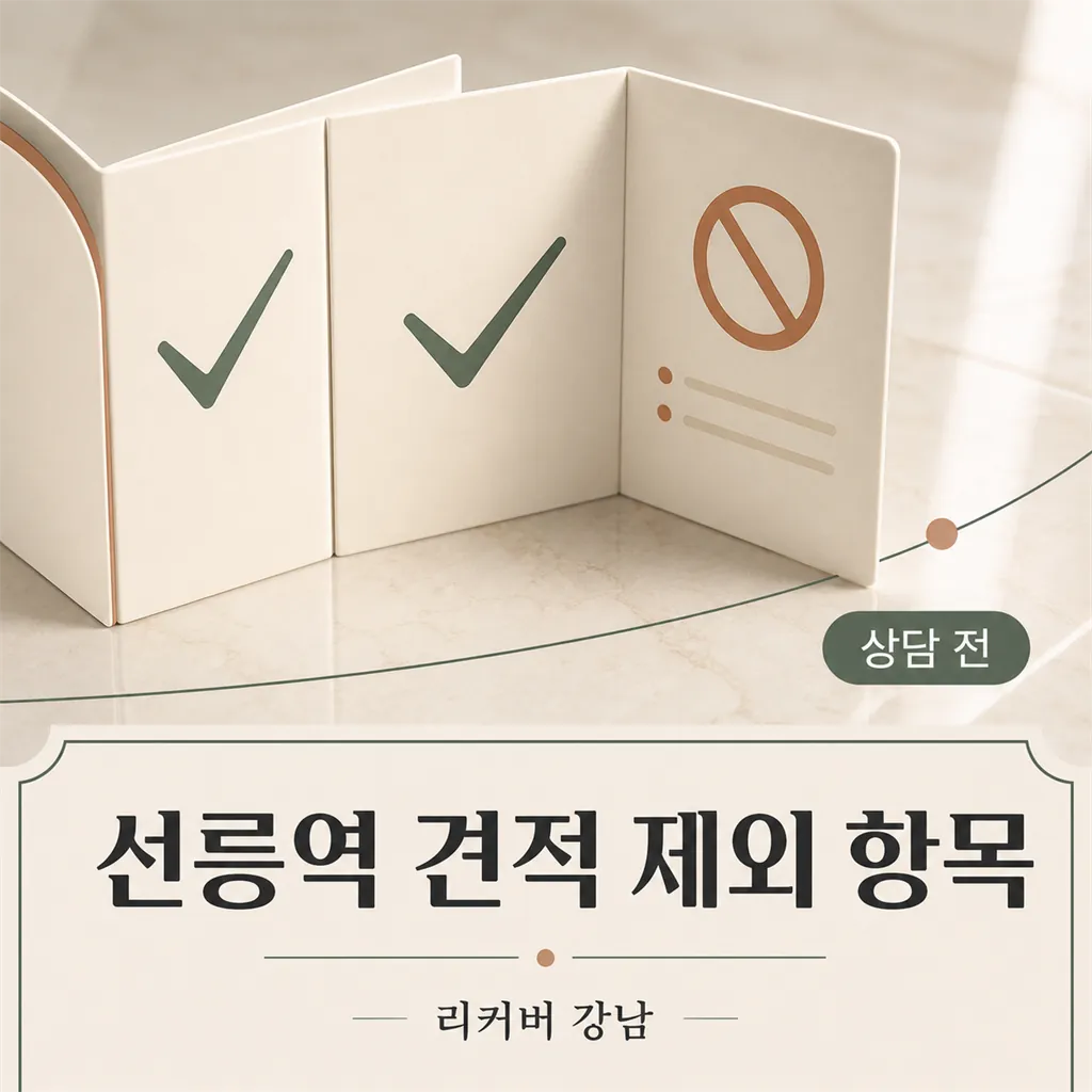 썸네일 - 선릉역 색소침착 상담, 견적서의 제외 항목