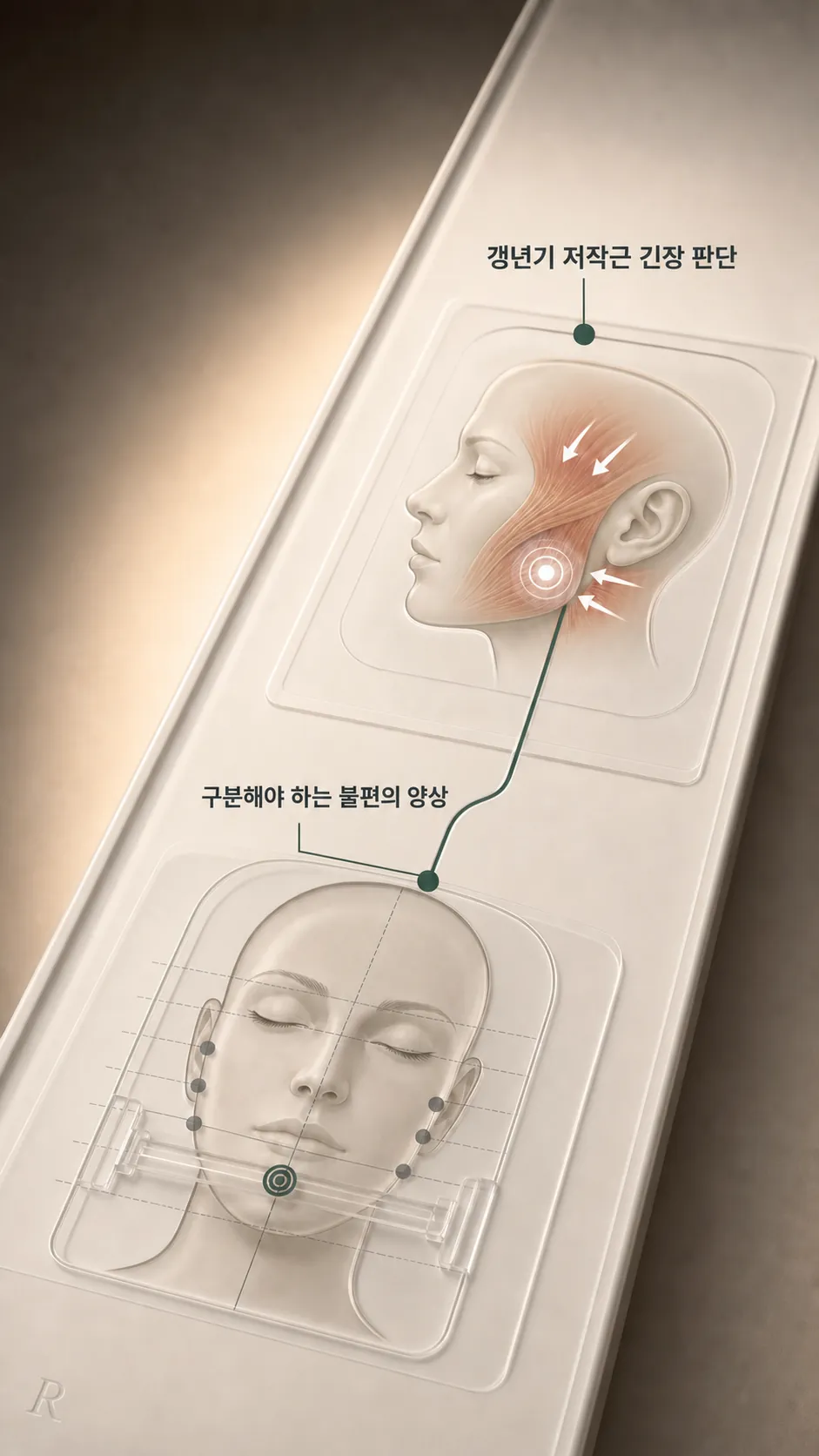 먼저 구분해야 하는 불편의 양상 단계 비교 도식