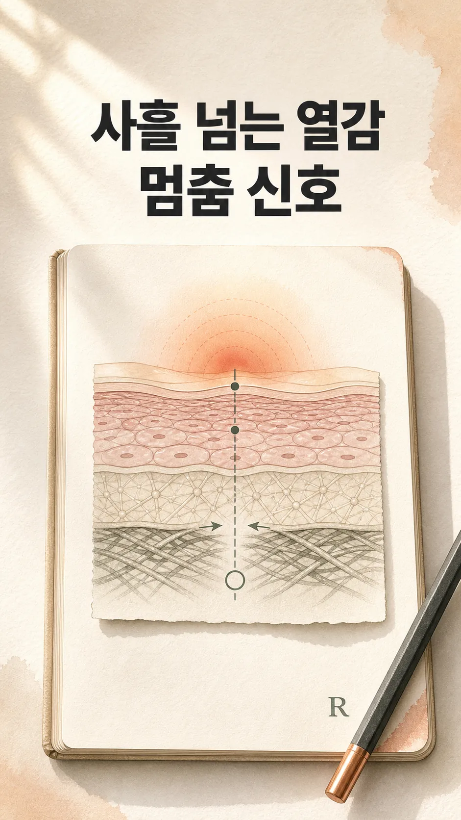 창가 아이보리 빛 진정 무드