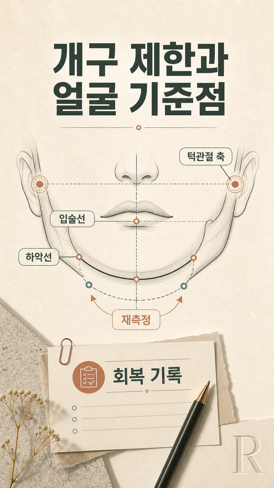 다문 입에서 벌린 입까지 기록 흐름도