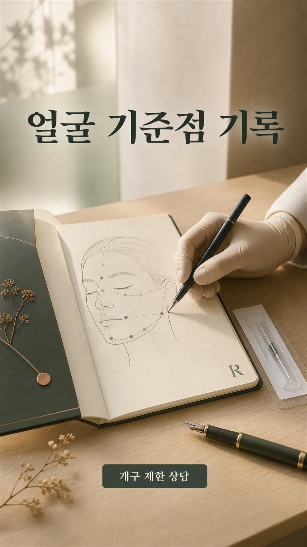 한쪽 씹기 습관 자가 체크 일러스트