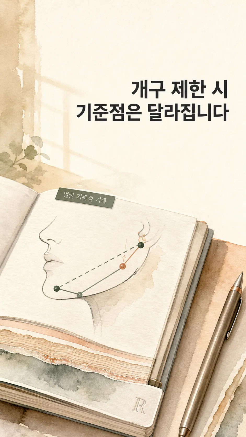 창가 아이보리 여백의 차분한 마무리