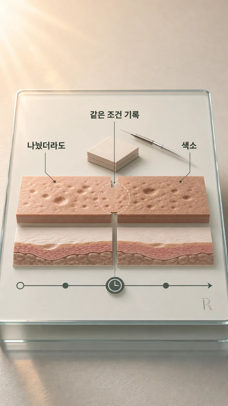 접근보다 정돈이 먼저인 경우 기록 비교 장면