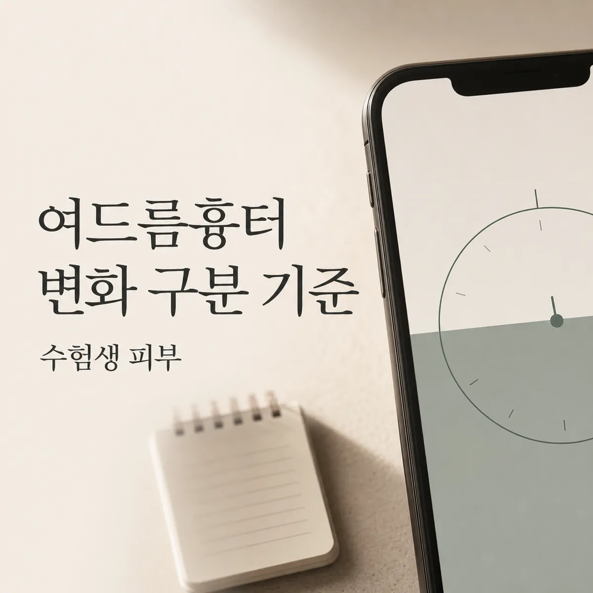 썸네일 - 수험생 여드름흉터 종류, 변화를 구분하는 가장 쉬운 장면