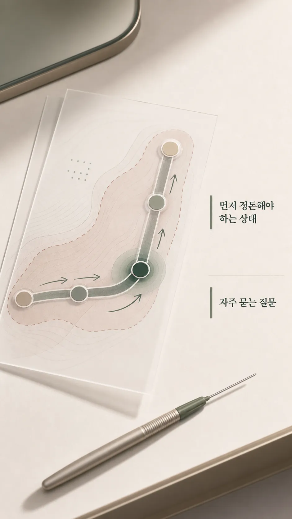 자극 확인부터 먼저 정돈할 신호까지 단계 흐름도