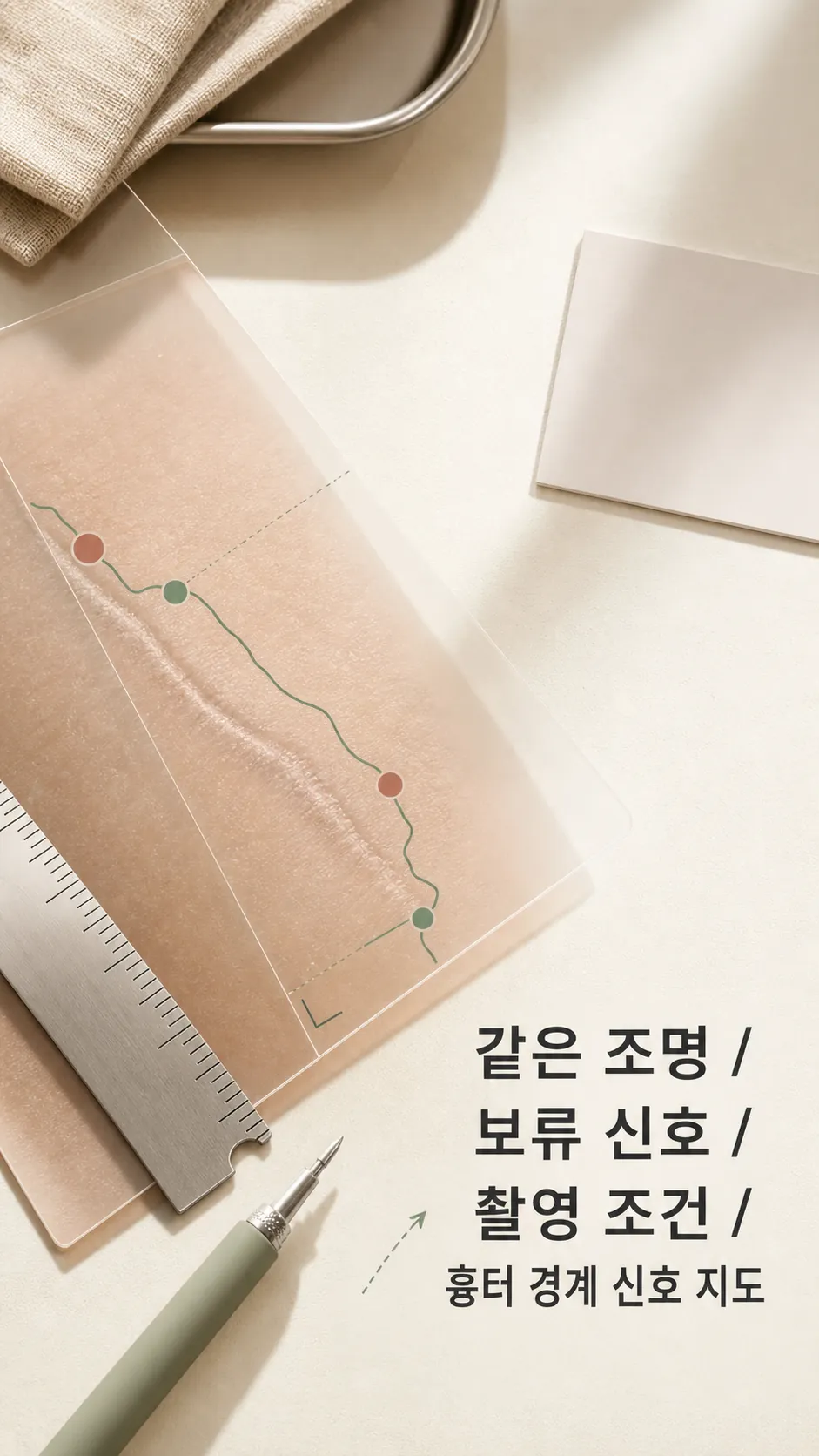 흉터 경계 신호 지도