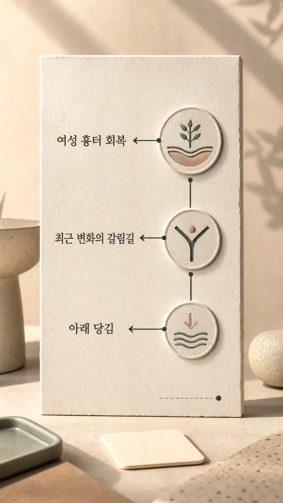 회복 순서와 다음 접근 시점 흐름도